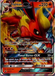 Flareon GX SM171 Full Art Holo Sun & Moon Black Star Promo