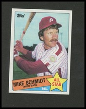 1985 Topps #714 Mike Schmidt All Star Baseball Card