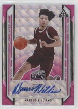 2021-22 Leaf Metal Pink Wave 20/20 Marcus Williams #BA-MW1 Auto 1b8