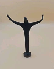 Rare Vintage Hagenauer Wien Werkstätte Austrian Bronze Jesus Statue Handmade