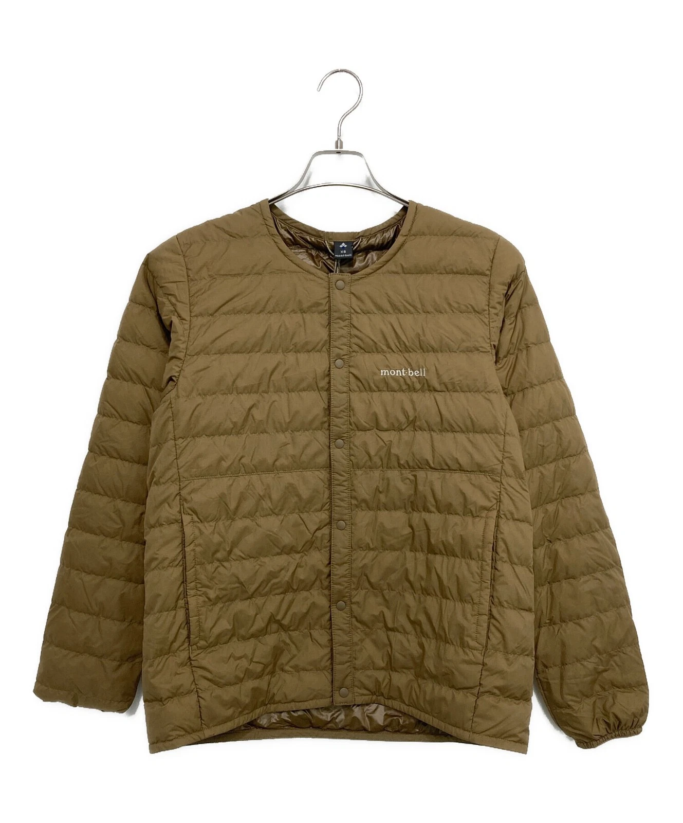 Montbell Superior Down Round Neck Button Jacket Men's Size XS Brown - product detail image 1