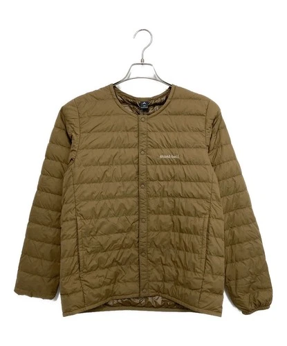Montbell Superior Down Round Neck Button Jacket Men's Size XS Brown video thumbnail