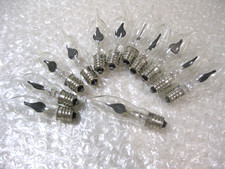 C7 Flicker Flame Light Bulbs For Christmas Lights or Candles 12 Test Bulbs Only