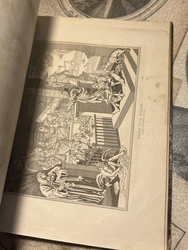Antiquarische Buch William Hogarth Zeichnungen Stahlstiche 1857 Caricature RAR - Bild 13 von 24