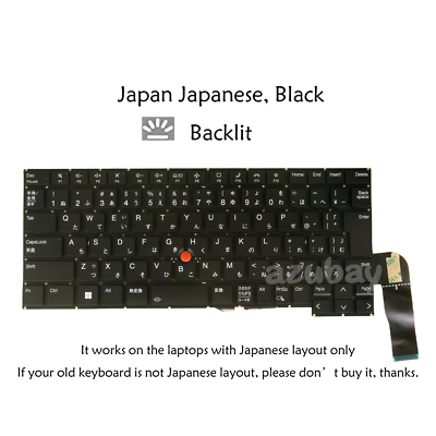 UK Hebrew Japanese Keyboard For Lenovo ThinkPad T14s Gen 3 /Gen 4