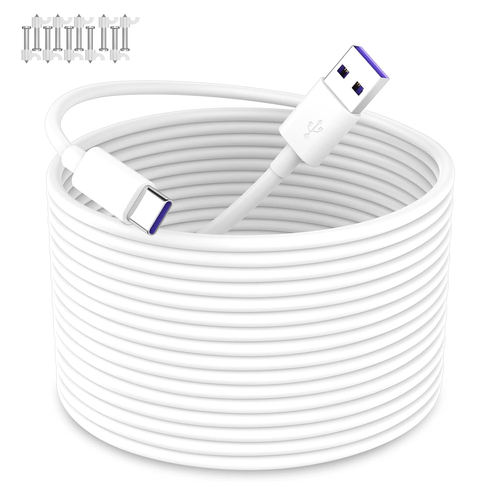 Imangoo USB to USB C Power Cable for CCTV Camera,33Ft Type C Long Power - Afbeelding 11 van 12