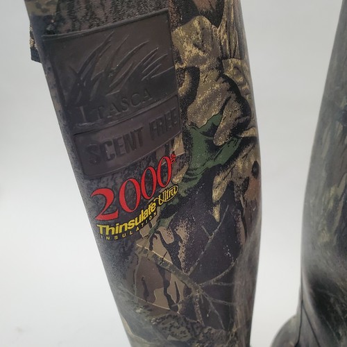 NWT Itasca Swampstalker 2000 Tall Waterproof Men's Boots Mossy Oak Rubber Sz 14 - 第 6/12 張圖片