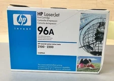 HP LaserJet Series 2100-2200 96A Printer Toner Cartridge Black C4096A Open Box