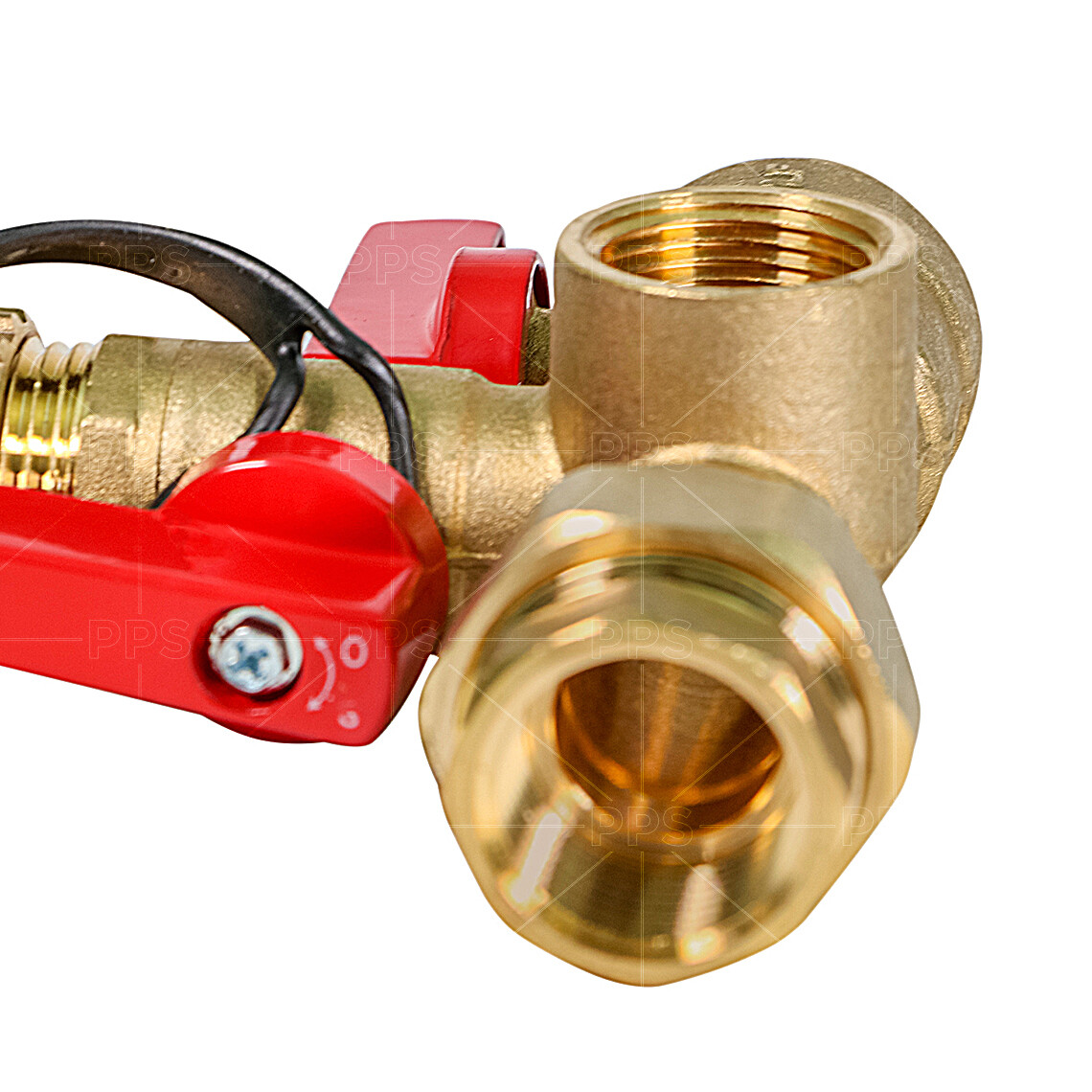 5 Robinets D'arrêt Chaud + 5 Froid Midline Valve – Laiton, SWT, Neufs