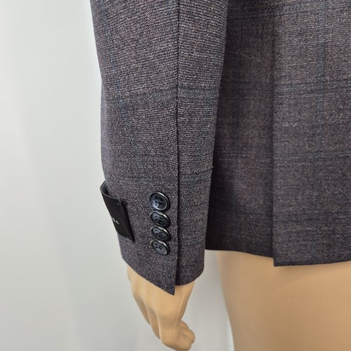 John Varvatos Star Mens Bleecker sport coat Size 40R gray Plaid jacket (37) - Picture 5 of 11