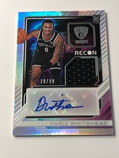 2023-24 Panini Recon DARIQ Whitehead Rookie Jersey Auto 79/99