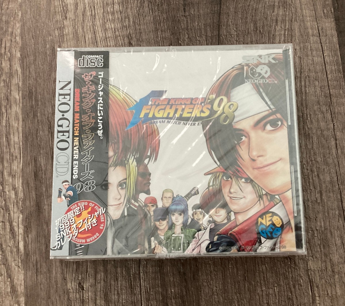 Neo Geo CD OBI Only Kof98 Limited Edition The King of