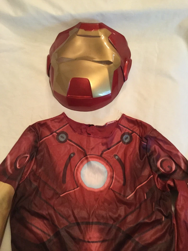 Disfraz Halloween Talla 7 8 Disfraz Iron Man Incluye Máscara Mono Niños Foto 3 de 4