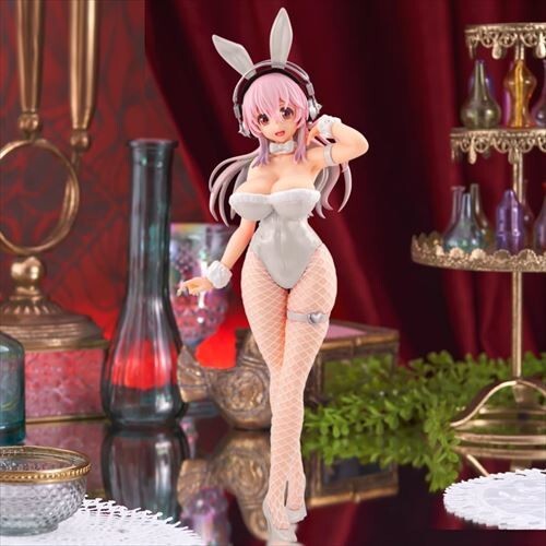 Super Sonico BiCute Bunnies フィギュア 7体セット Pre-Sale】Super Sonico BiCute Bunnies Figure Pearl White ver