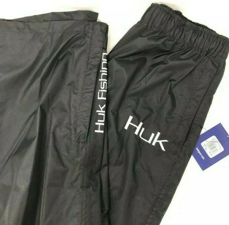 HUK Waterproof Performance Fishing CYA Packable Rain Pants Black Men's small
Opens in a new window o