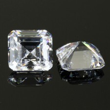Cubic Zirconia  ASCHER  Cut Loose Stones Various Colours & Sizes