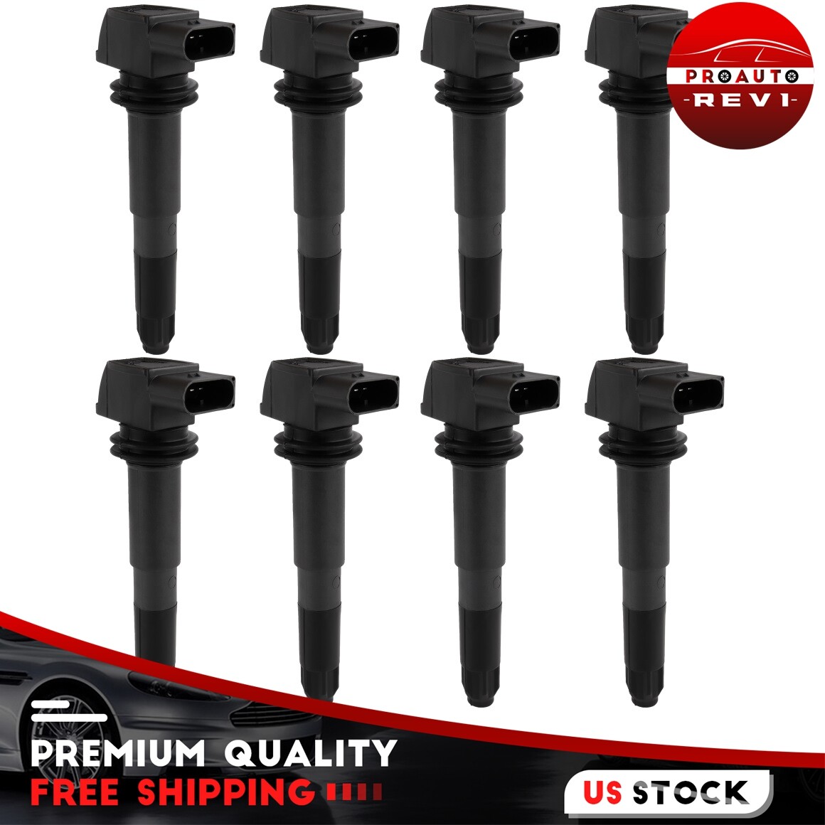 8×Ignition Coil For 2004-2005 Porsche Carrera GT 5.7L V10 Cayenne 4.5L V8 UF513