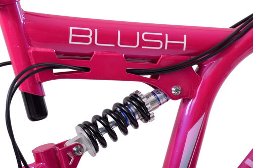 26" Wheel Arden Ladies Blush Full Suspension Mountain Bike 19" Frame 21Spd Pink - Picture 4 of 6