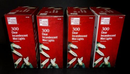 300-Light Clear Incandescent Stay Lit if A Bulb Burns Out Mini Christmas (4 pk) - Picture 2 of 6