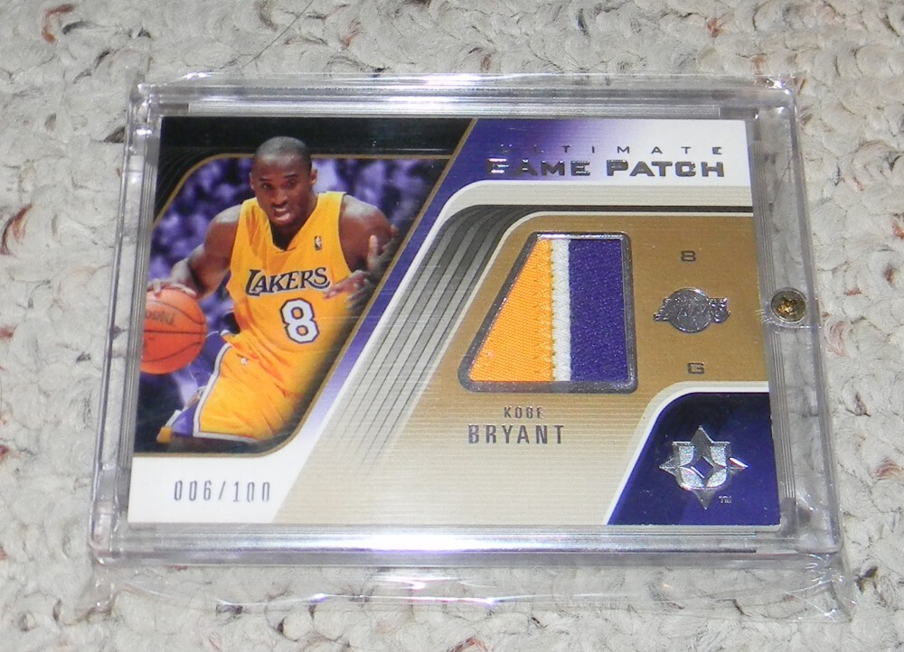 kobe bryant patch cards