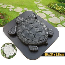 Turtle Stepping Stone Mold Concrete Cement Mould Garden Path Lawn Paver Mold NEW
