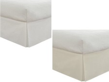 650TC Wrinkle-Free Cotton Blend Split Corner Bed Skirts