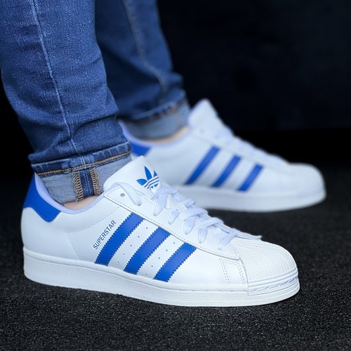 Adidas Original Superstar Mens Athletic Shoe White Sneaker Footwear Trainer #368 - Picture 11 of 19