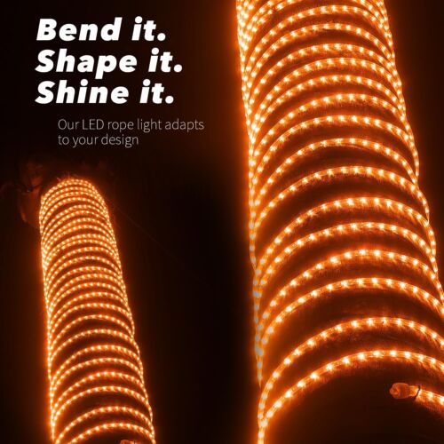 10' 20' 25' 50' 100' 150ft Outdoor LED Rope Light Water-Resistant Extend to 300' - Picture 65 of 97
