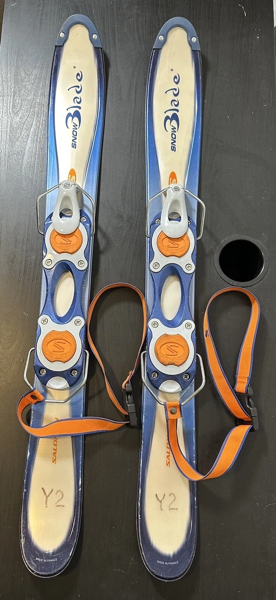 Salomon SNOWBLADE Trick skis 89cm w Salomon adj bindings w