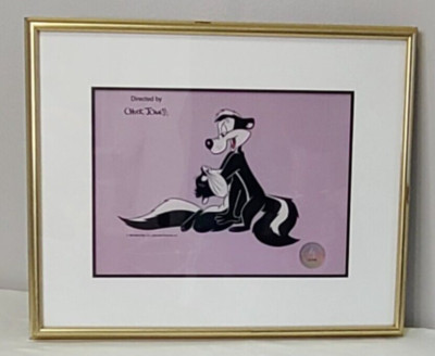 Pepe Le Pew Serigraph Cel #04346 Chuck Jones 1992 Warner Bros COA