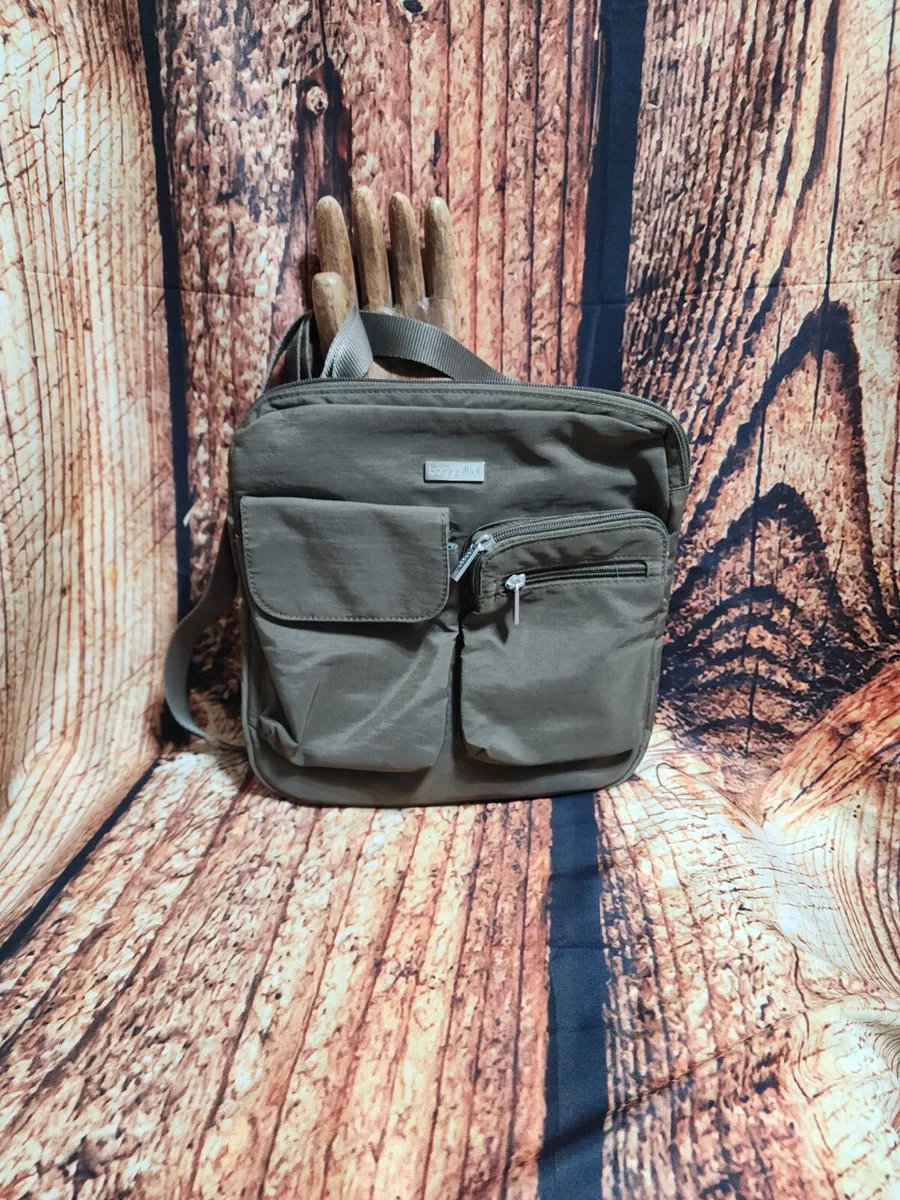 Baggallini Mocha Brown Everything Crossbody Travel Purse Bag
