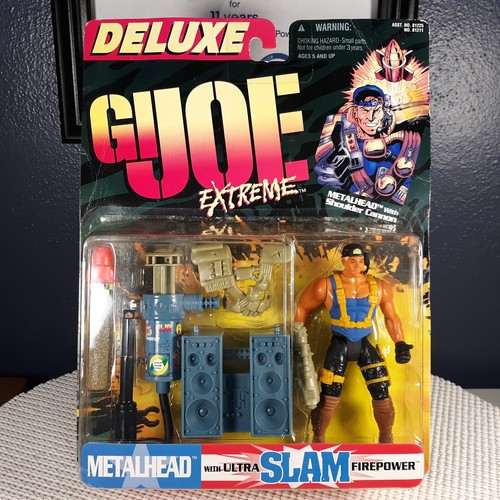 NEW 1995 G.I. Joe Extreme DELUXE Metalhead w/ Ultra SLAM Firepower Figure #81211 - Picture 2 of 16