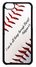 Baseball Bible Verse Quote Sport New Black/White Case Cover For Apple iPod 5 6 7
