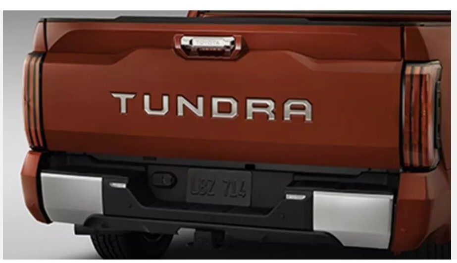 New OEM Toyota Tailgate Insert Badge in Chrome '22-'24 Tundra - PT948-34220-00