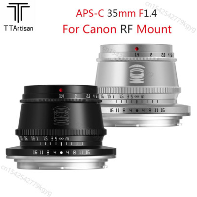 TTArtisan 35mm F1.4 Fixed MF APS-C Lens fr Canon EOS R RP R5 R6 R7 R10