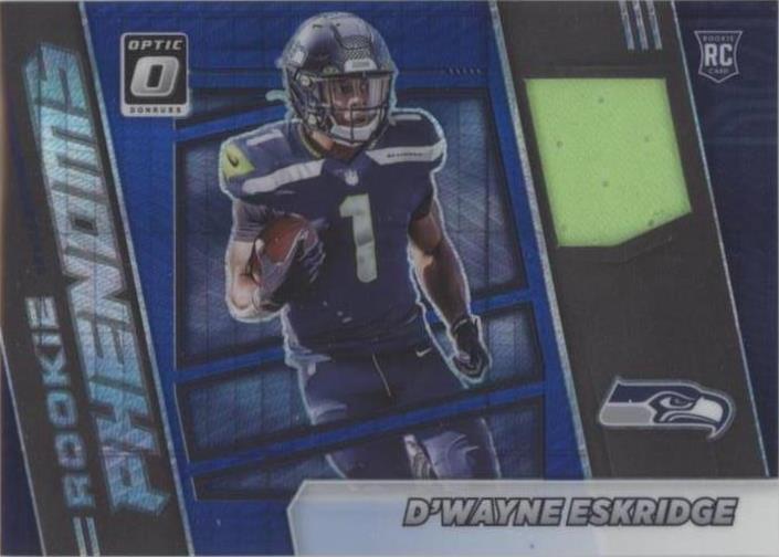 Horizontal Rookie Card 2021 Panini Donruss Optic - Rookie Phenoms Horizontal D'Wayne Eskridge ...