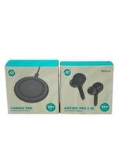 iFrogz Airtime Pro 2 SE Truly Wireless Earbuds w/ Charging Pad Black
