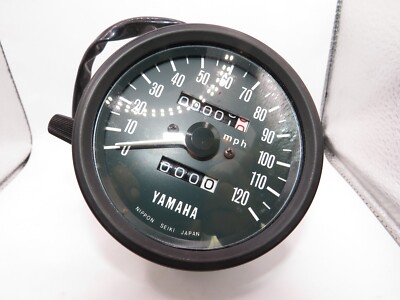 YAMAHA RD250 / RD350 当時物 希少純正 メーター Assy NOS Yamaha RD350 73-75 RD250 1975 Speedometer Nippon Seiki 120 MPH