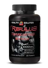 Tribulus Terrestris Powder Puncturevine Pure and Premium Quality 1B,60Ct 