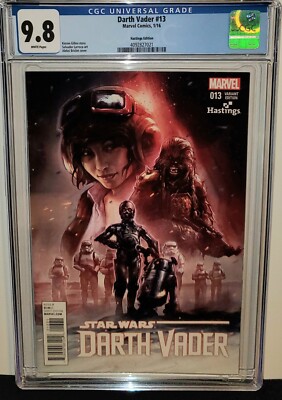 STAR WARS DARTH VADER #13 CGC 9.8 HASTINGS VARIANT! SCARCE DR APHRA BT-1 0-0-0!