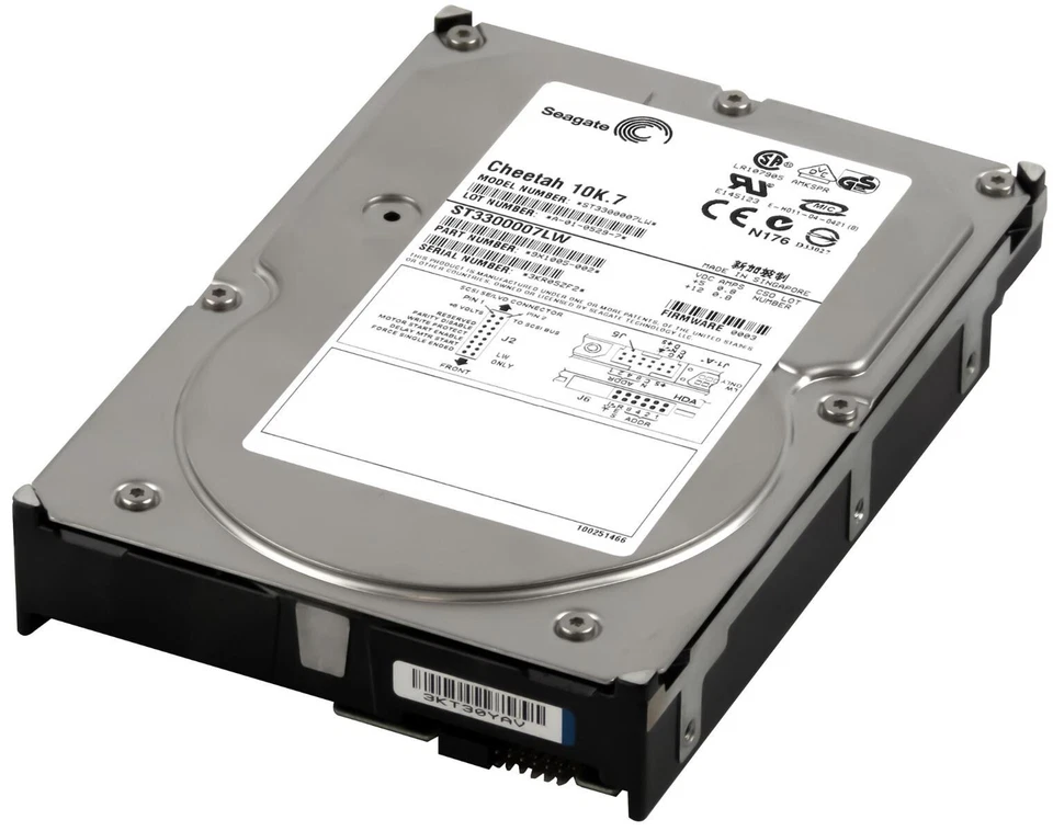 Hard Drive Seagate Cheetah ST3300007LW 300GB 10000U/Min 8MB SCSI 68-pin 3.5 " - Image 2 of 3