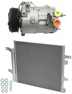 RYC Remanufactured AC Compressor Kit W/Condenser AIG501 Fits Jaguar XJ 3.0L 2015