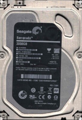 Scheda PCB Per Disco Rigido Seagate ST3000DM001 (100687658 REV B, P/N: 1CH166-571)