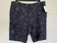 VINCE GRIFFITH Palm Print Hemp Shorts SLIM FIT MENS SIZE 32 NWOT