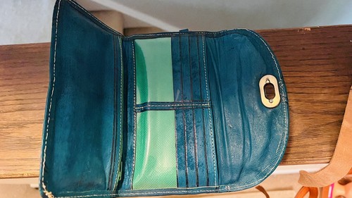 Handgefertigte Leder Geldbörse Damen Handgelenktasche aus Marokko - Bild 3 von 5