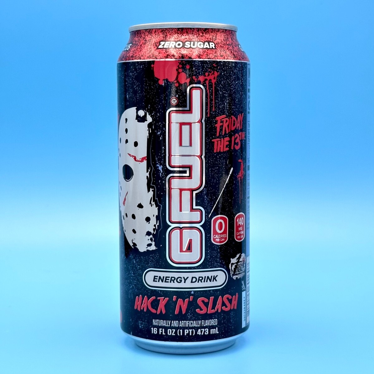 G Fuel Limited Edition Horror Can Energy Drink Jason Chucky Freddy