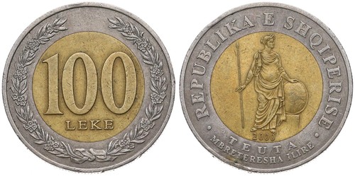 Albania 100 Leke 2000 - Shqiperise - V