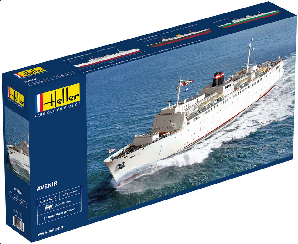 Heller 80625 L'Avenir Idée Cadeau Maquette de Bateau Historique