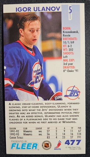 1993-94 Fleer PowerPlay Hockey Cards Pick/Choose/Complete Mint - Picture 355 of 433