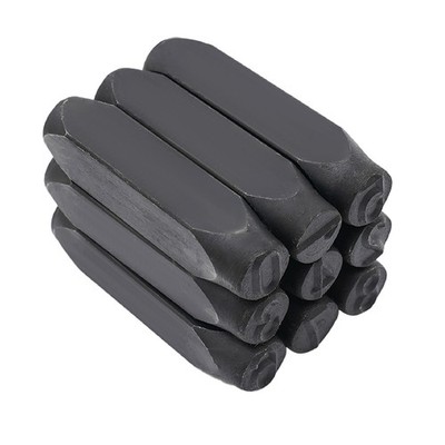 Letter & Number Steel Punch Stamp Set 36 Piece Stamping Set 0.5in 12.5mm